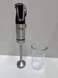 Ручний занурювальний блендер із нержавіючої сталі 2в1 металева ніжка ZP 202 1500 Вт з мірною склянкою