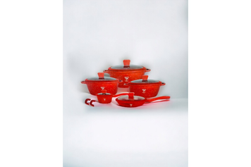 Набір каструль Top Kitchen ТК00050 (red) 10 предметів