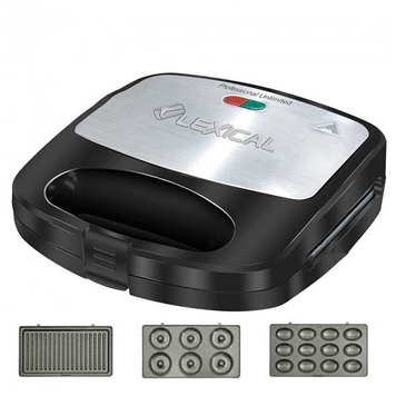 Мультимейкер 3в1 Lexical LWM-2532 800W три сменные пластины