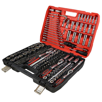 Набір інструментів для автомобіля 216 предметів New Tools - 1/2, 1/4 та 3/4 дюймів