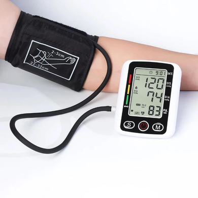 Тонометр на руку Electronic Blood Pressure Monitor (БІЛИЙ) (LY-86)