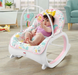 Детское кресло-качалка Fisher Price / Детский шезлонг с музыкальной подвеской и регулируемой спинкой