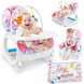 Детское кресло-качалка Fisher Price / Детский шезлонг с музыкальной подвеской и регулируемой спинкой