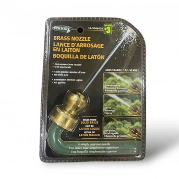 Насадка-распылитель воды Schmidt Brass Nozzle, насадка распылитель на шланг для полива