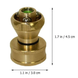 Насадка-розпилювач води Schmidt Brass Nozzle, насадка-розпилювач на шланг для поливу