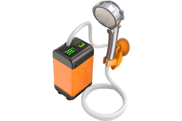 Душ (акум. 2400mAh, екран, портативний, кемпінговий з помпою)