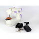 Міні швейна машинка 220V UTM Sewing machine 201 та педаллю Білий