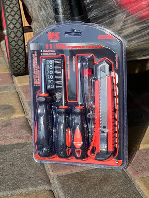 Набір викруток 11 в 1 Screwdriver & Utility Knife Set 448 AND Набір з різних викруток та насадками