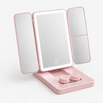 Зеркало для макияжа тройное с подсветкой Makeup Mirror AND 315