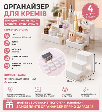 Органайзер для кремов и парфюмов 3-Tier space saver rack