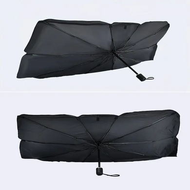 Автомобільна парасолька на лобове скло Car Umbrellas чорний