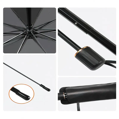Автомобільна парасолька на лобове скло Car Umbrellas чорний