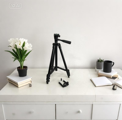Штатив металлический универсальный для телефона и фотоаппарата Tripod 3120 портативный трипод 0,35-1.02м