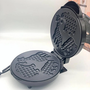 Вафельниця Animal Shape Waffle Maker Machine Non-Stick BLACK