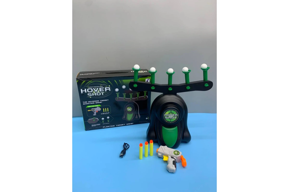 Повітряний тир для дітей Encora Hover Shot Target Game Чорний