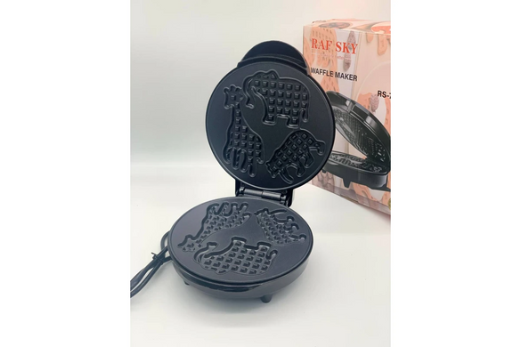 Вафельниця Animal Shape Waffle Maker Machine Non-Stick BLACK