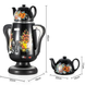 Електричний самовар із фарфоровим заварником Domotec/RAF R-7118В 3,5л