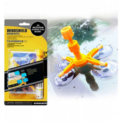 Комплект для ремонту сколів Windshield Repair Kit полімер