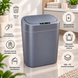 Мусорное ведро со смарт-датчиком 16 л / Smart trash can / Мусорное ведро со съемным держателем пакета для мусора
