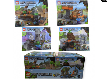 Конструктор Майнкрафт My World 64001 4in1