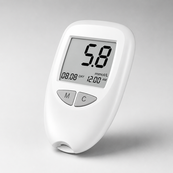 Глюкометр Blood Glucose Meter с тест-полоски и ланцетами Model3 JHBGM001A