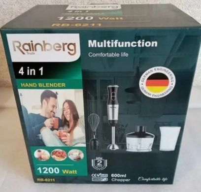 Блендер-миксер Rainberg RB-6211 4в1 1200 Вт
