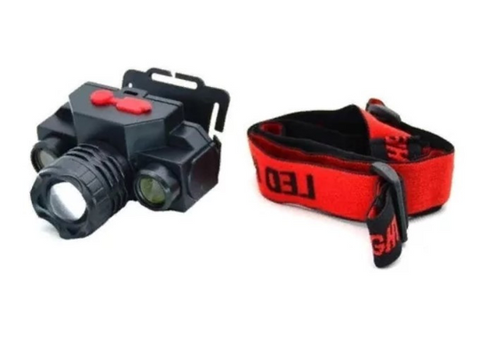 Налобний ліхтар X-Balog BL-1805 COB XPE 18650 usb charge
