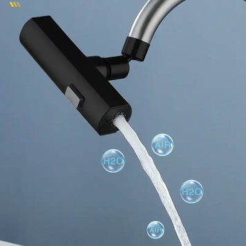 Насадка на кран для змішувача Водоспад 3в1 BLACK