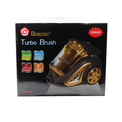 Пилосос DOMOTEC MS-4408 3600Вт Turbo Brush (Жовтий)