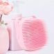 Силіконова масажна мочалка щітка з дозатором Silicone Massage Bath Brush