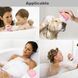 Силіконова масажна мочалка щітка з дозатором Silicone Massage Bath Brush