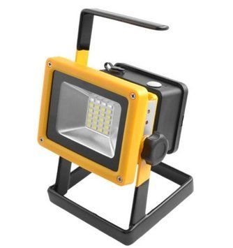 Акумуляторний ручний ліхтар - прожектор Bailong BL-204 100W 3&times;18650 зі стробоскопом від мережі 220 В та від прикурювача