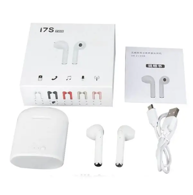 Бездротові навушники Bluetooth i7S