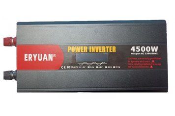 Преобразователь напряжения (4500W ЧИСТЫЙ СИНУС) (с 12V&rarr;220V) (LCD)