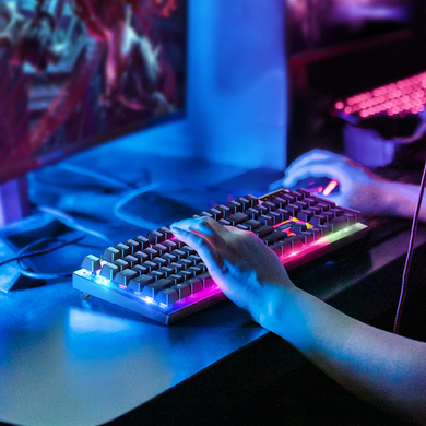 Комплект клавиатуры и мыши Hoco GM18 Luminous gaming keyboard and mouse set(Russian version) &mdash; Black