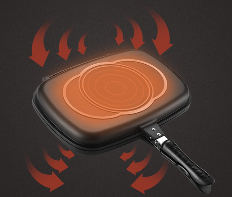 Double grill PAN Гриль сковорідка 32 см
