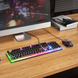 Комплект клавиатуры и мыши Hoco GM18 Luminous gaming keyboard and mouse set(Russian version) &mdash; Black