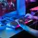 Комплект клавиатуры и мыши Hoco GM18 Luminous gaming keyboard and mouse set(Russian version) &mdash; Black
