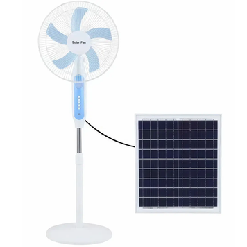 Напольный вентилятор с солнечной панелью Solar Fun MNJ-168, управление при помощи ДИММЕРА