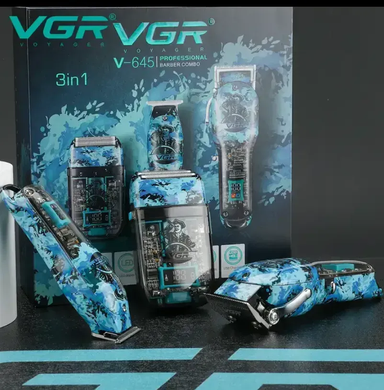 Набор 3 в 1 Barber combo VGR V-645