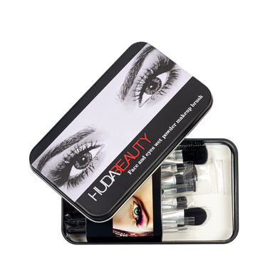 Набор кистей HUDA BEAUTY face and eyes wet powder makeup brush 12 шт