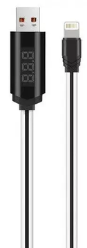 Кабель Hoco U29 LED отображается timing lightning charging cc