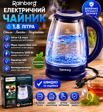 Чайник 1.8 л RAINBERG RB-902