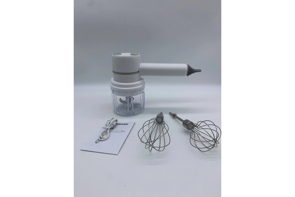 Ручний міксер акумуляторний Портативний міксер USB WHITE