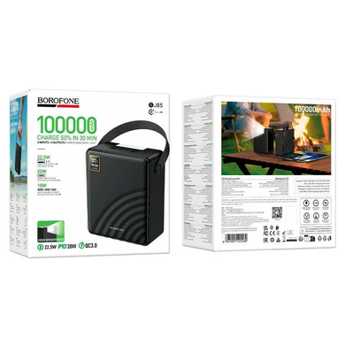 Моб. Заряджання POWER BANK BOROFONE 100000MAH BJ85
