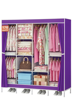 Складной тканевый шкаф Storage wardrobe 88170 на 4 секций 170*45*170