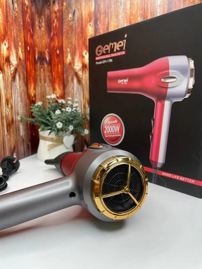 Фен Gemei GM-1786 Классический с большой мощностью