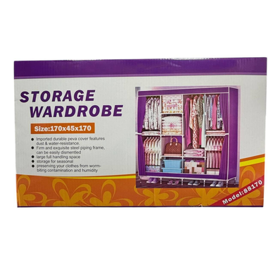 Складна тканинна шафа Storage wardrobe 88170 на 4 секції 170*45*170