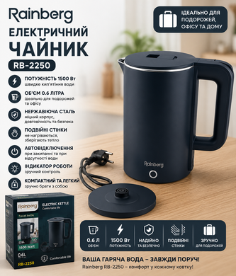 Чайник электрический Rainberg RB-2245 2000Вт 2 л
