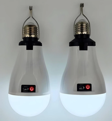 Акумуляторний світильник SS-6920 з гачком 20Вт, Е27 акумулятора, USB